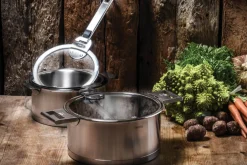 Casserole Cristel Strate Amovible en acier inox 18/10