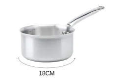 Casserole De Buyer Alchimy en inox 18/10 multicouches 3 plis