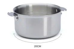 Casserole De Buyer Alchimy Loqy amovible en inox 18/10 multicouches