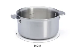 Casserole De Buyer Alchimy Loqy amovible en inox 18/10 multicouches