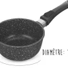 Casserole en fonte Pradel Excellence Premium 20cm façon pierre tous feux/ induction