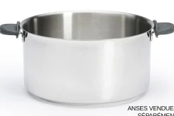 Casserole/faitout De Buyer Milady Twisty en acier inoxydable