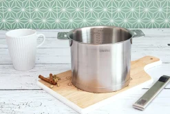 Casserole haute graduée Cristel Strate Amovible 14cm en acier inox 18/10