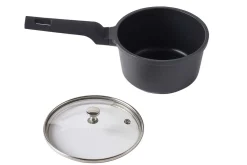 Casserole saucière avec couvercle Mastrad en fonte d'aluminium 14cm