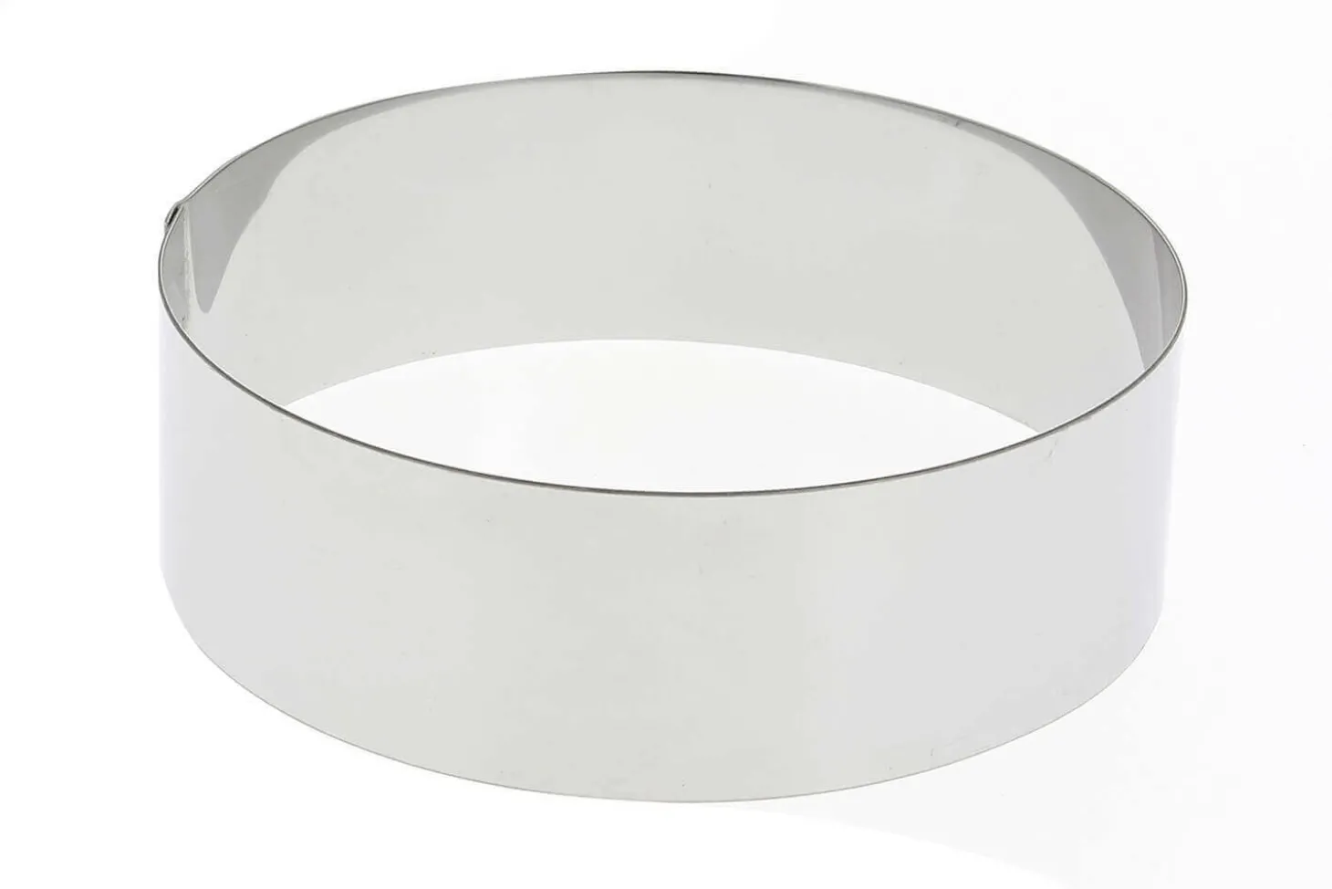 Cercle à pâtisserie De Buyer rond inox hauteur 4,5cm