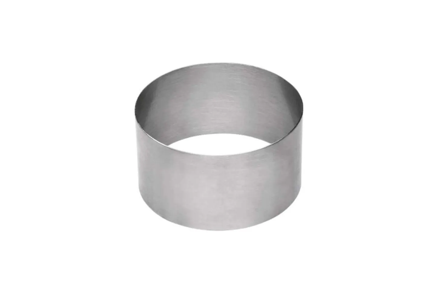 Cercle à pâtisserie De Buyer rond inox hauteur 4,5cm