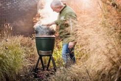 Chariot à roulettes avec poignée intégrée pour barbecue Big Green Egg Medium
