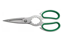 Ciseaux de cuisine Ambrogio Sanelli 21cm acier inoxydable manche vert