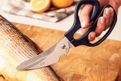 Ciseaux de cuisine multifonction Tramontina Supercort en inox et PP noir 20cm