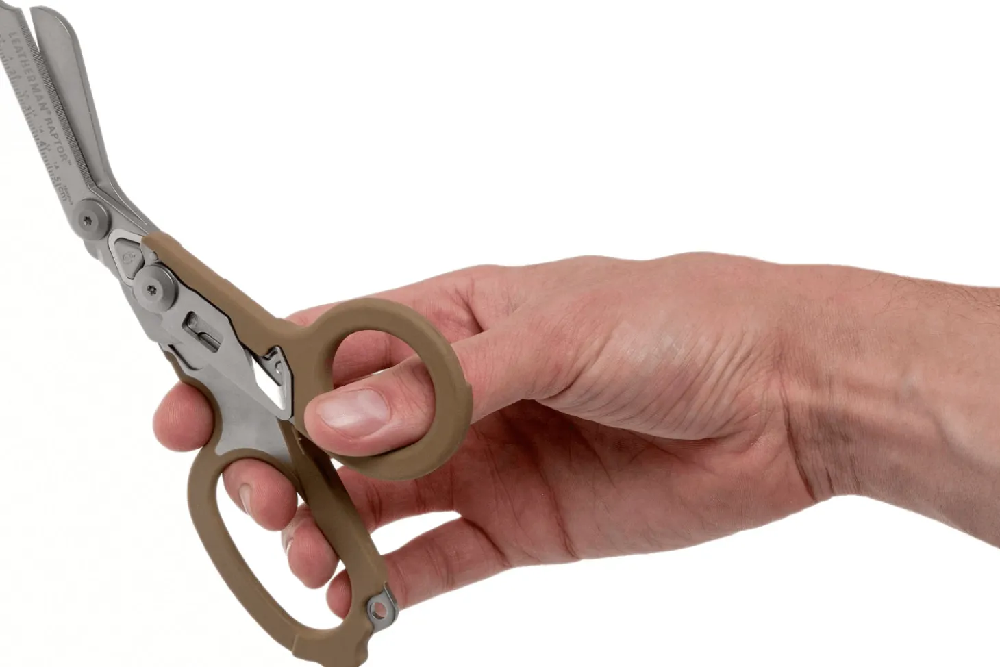 Ciseaux multifonction Leatherman Raptor Rescue Coyote 832174 6 fonctions + étui