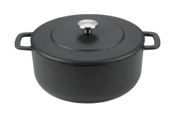 Cocotte Combekk Sous-chef Dutch Oven en fonte émaillée noire