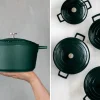 Cocotte MasterClass compatible induction en fonte d'aluminium 4L