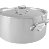 Cocotte Mauviel M'Urban4 en fonte d'inox avec couvercle inox compatible induction