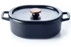 Cocotte ovale Beka Nori en fonte émaillée 31cm