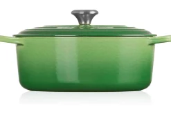 Cocotte ovale en fonte émaillée Le Creuset Signature 29cm Bambou