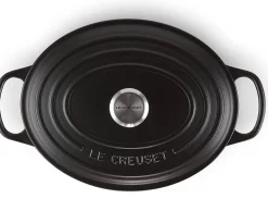 Cocotte ovale en fonte émaillée Le Creuset Signature 29cm Noir Mat