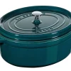 Cocotte ovale Staub en fonte émaillée La Mer