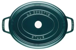 Cocotte ovale Staub en fonte émaillée La Mer