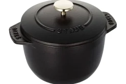 Cocotte à riz et légumineuses Staub Gohan en fonte émaillée noir mat