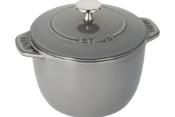 Cocotte à riz et légumineuses Staub Gohan en fonte émaillée gris graphite