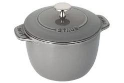 Cocotte à riz et légumineuses Staub Gohan en fonte émaillée gris graphite