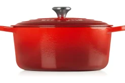 Cocotte ronde en fonte émaillée Le Creuset Signature 24cm Cerise