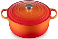 Cocotte ronde en fonte émaillée Le Creuset Signature 24cm Volcanique