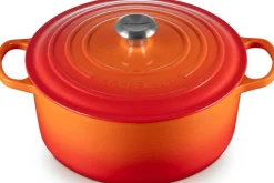 Cocotte ronde en fonte émaillée Le Creuset Signature 28cm Volcanique