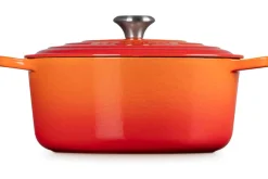 Cocotte ronde en fonte émaillée Le Creuset Signature 28cm Volcanique