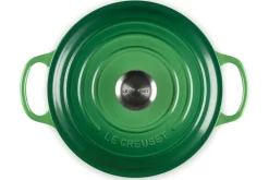 Cocotte ronde en fonte émaillée Le Creuset Signature 24cm Bambou