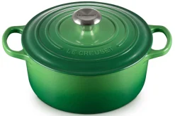 Cocotte ronde en fonte émaillée Le Creuset Signature 24cm Bambou