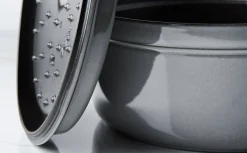 Cocotte ronde en fonte émaillée STAUB gris graphite