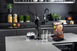 Coffret Bamix Barbecue M200 Deluxe noir - accessoires + tablier + livre de recettes