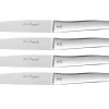 Coffret bois 4 couteaux à steak Alphonse Lou Laguiole inox monobloc