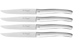 Coffret bois 4 couteaux à steak Alphonse Lou Laguiole inox monobloc