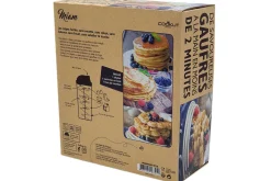 Coffret cadeau Cookut Shaker crêpes, pancakes + gaufres - 1 shaker + 1 tartineur + 1 livre recettes