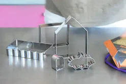 Coffret cadeau 5 découpoirs inox Scrapcooking Halloween Horror House + recette