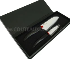 Coffret cadeau KYOCERA 2 couteaux céramique haut-de-gamme