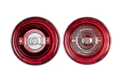 Coffret cadeau 2 moulins Peugeot Podium en acrylique rouge 18cm