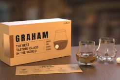 Coffret cadeau 2 verres de dégustation Cookut Graham + billes en marbre + guide