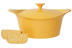 Coffret Cookut L'incroyable cocotte 28cm mangue avec poignée et maniques incluses - Édition limitée 2026