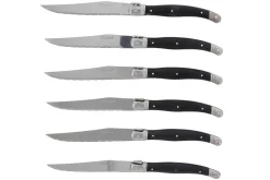 Coffret 6 couteaux de table Laguiole Postiche Gris