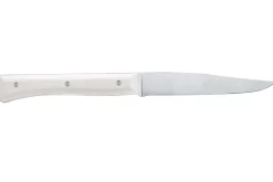 Coffret 4 couteaux de table Opinel Facette manche VittEr® blanc lame 11cm inox lisse