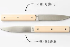 Coffret 6 couteaux de table Perceval 9.47 façon ivoire