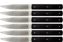 Coffret 6 couteaux de table Perceval 9.47 noir