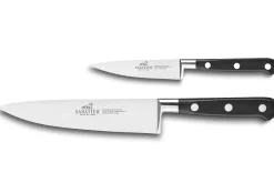 Coffret 2 couteaux français SABATIER Idéal Inox 100% forgé Chef+Office