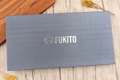 Coffret 3 couteaux Fukito Ébène Damas VG10 Chef + Universel + Office