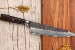 Coffret 2 couteaux Fukito Ébène Damas VG10 Chef + Office