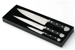 Coffret 3 couteaux Güde Alpha en acier forgé