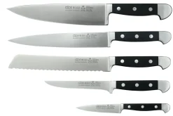 Coffret 5 couteaux Güde Alpha en acier forgé